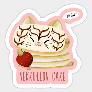 Nekkoleon Cake Sticker